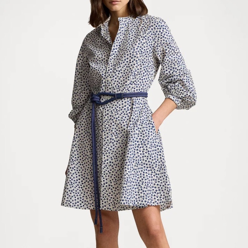 Polo ralph lauren floral cotton dress